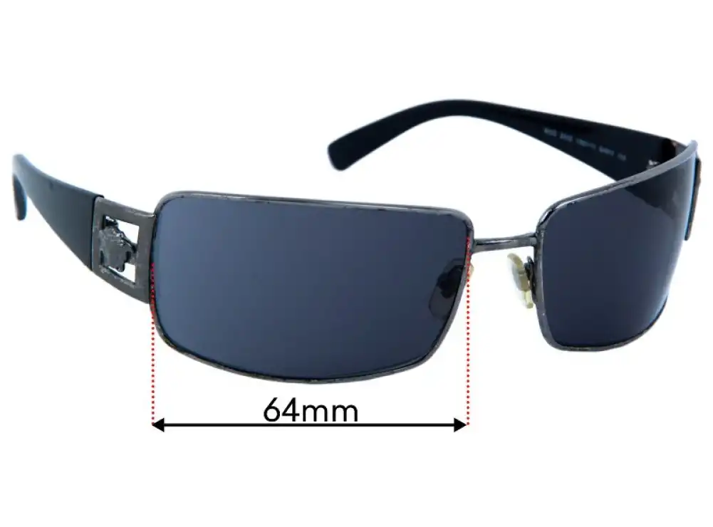 Sunglass Fix Replacement Lenses for Versace MOD 2032 - 64mm Wide Sunglass Fix Replacement Lenses for Versace MOD 2032 - 64mm Wide