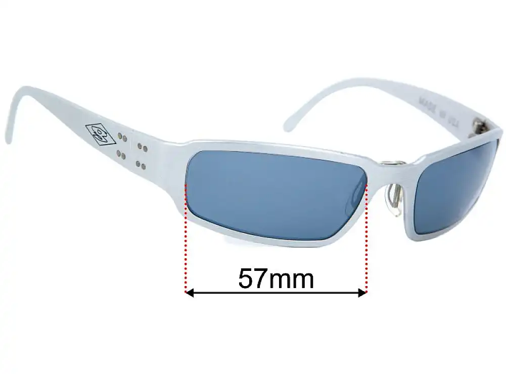Sunglass Fix Replacement Lenses for Gatorz Unknown Model - 57mm Wide Sunglass Fix Replacement Lenses for Gatorz Unknown Model - 57mm Wide
