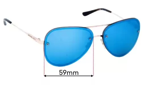 Sunglass Fix Replacement Lenses for Michael Kors MK1026 La Jolla - 59mm Wide Sunglass Fix Replacement Lenses for Michael Kors MK1026 La Jolla - 59mm Wide