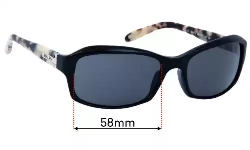 Sunglass Fix Replacement Lenses for Polo RA 5137 - 58mm Wide Polo RA 5137 Replacement Lenses 58mm wide
