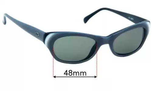 Sunglass Fix Replacement Lenses for Smith IQ Slate - 48mm Wide Smith IQ Slate Replacement Lenses 48mm wide