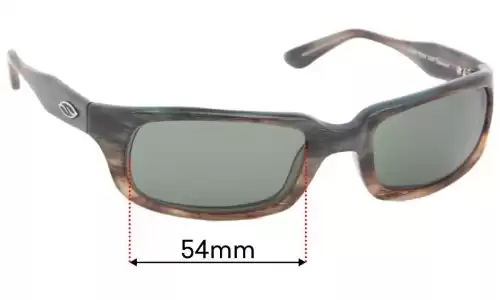 Sunglass Fix Replacement Lenses for Smith Clutch - 54mm Wide Smith Clutch Replacement Lenses 54mm wide