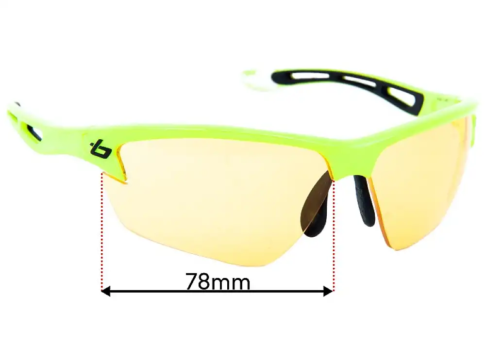 Sunglass Fix Replacement Lenses for Bolle Draft - 78mm Wide Sunglass Fix Replacement Lenses for Bolle Draft - 78mm Wide