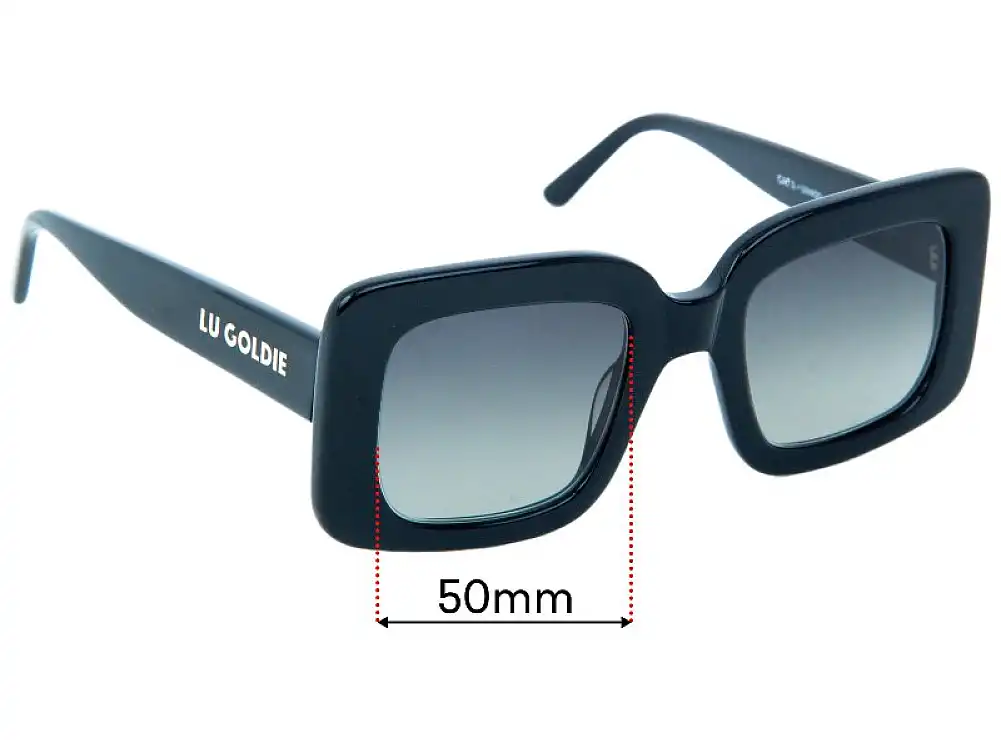 Sunglass Fix Replacement Lenses for Lu Goldie MIA - 50mm Wide Sunglass Fix Replacement Lenses for Lu Goldie MIA - 50mm Wide
