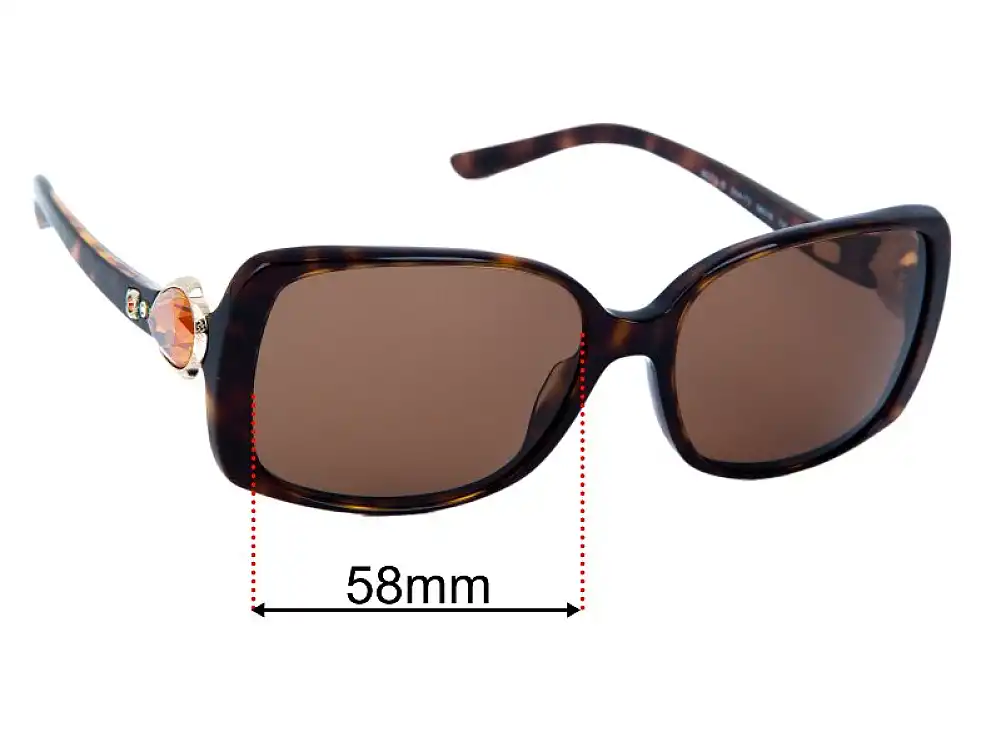 Sunglass Fix Replacement Lenses for Bvlgari 8079-B - 58mm Wide Sunglass Fix Replacement Lenses for Bvlgari 8079-B - 58mm Wide