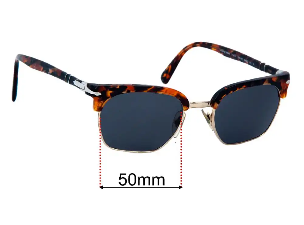 Sunglass Fix Replacement Lenses for Persol 3199-S Tailoring Edition - 50mm Wide Sunglass Fix Replacement Lenses for Persol 3199-S Tailoring Edition - 50mm Wide