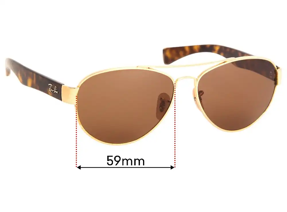 Sunglass Fix Replacement Lenses for Ray-Ban RB3491 - 59mm Wide Sunglass Fix Replacement Lenses for Ray-Ban RB3491 - 59mm Wide