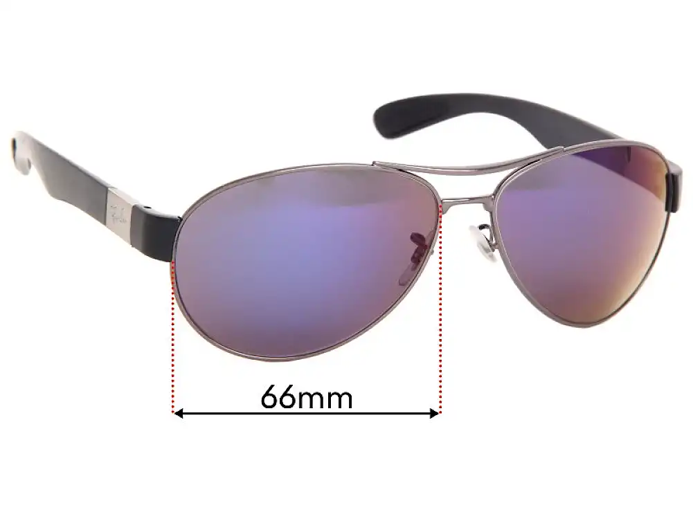Sunglass Fix Replacement Lenses for Ray-Ban RB3509 - 66mm Wide Sunglass Fix Replacement Lenses for Ray-Ban RB3509 - 66mm Wide