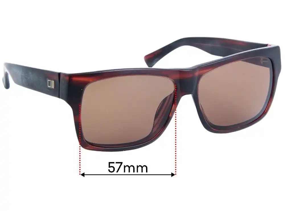 Sunglass Fix Replacement Lenses for Otis The Beat - 57mm Wide Sunglass Fix Replacement Lenses for Otis The Beat - 57mm Wide