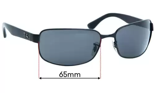 Sunglass Fix Replacement Lenses for Ray-Ban RB3566-CH Chromance - 65mm Wide Ray-Ban RB3566-CH Chromance Replacement Lenses 65mm wide