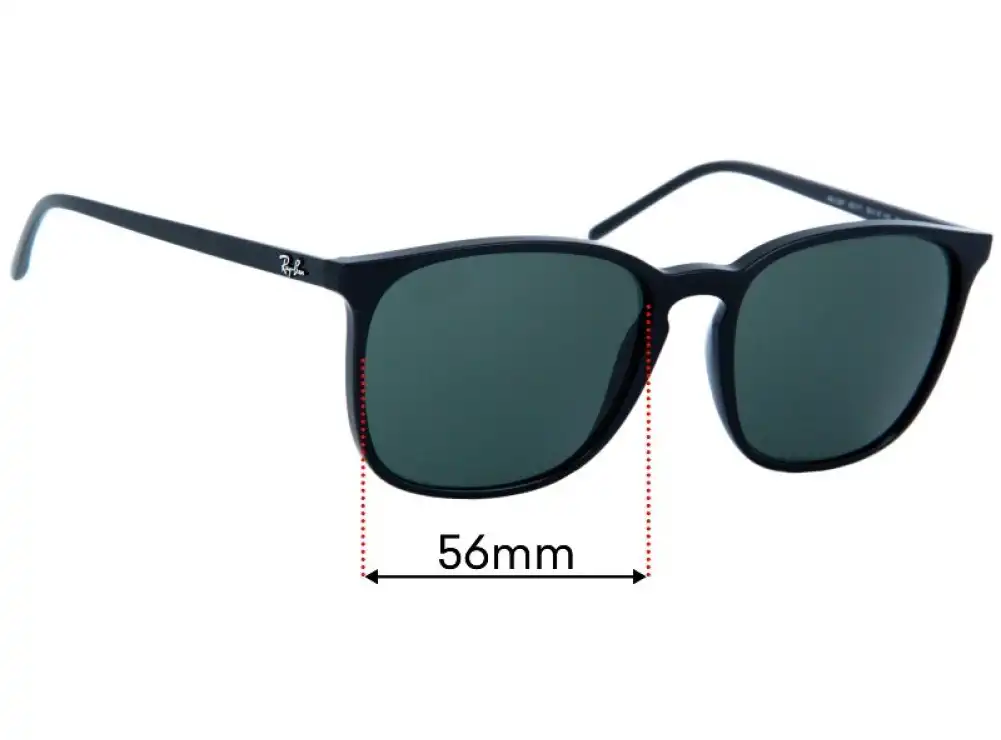 Sunglass Fix Replacement Lenses for Ray Ban RB4387 - 56mm Wide Sunglass Fix Replacement Lenses for Ray Ban RB4387 - 56mm Wide