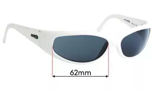 Sunglass Fix Replacement Lenses for Arnette Catfish AN222 - 62mm Wide Arnette Catfish AN222 Replacement Lenses 62mm wide