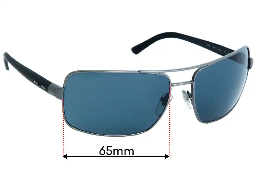 Sunglass Fix Replacement Lenses for Bvlgari 5005 - 64mm Wide Sunglass Fix Replacement Lenses for Bvlgari 5005 - 64mm Wide