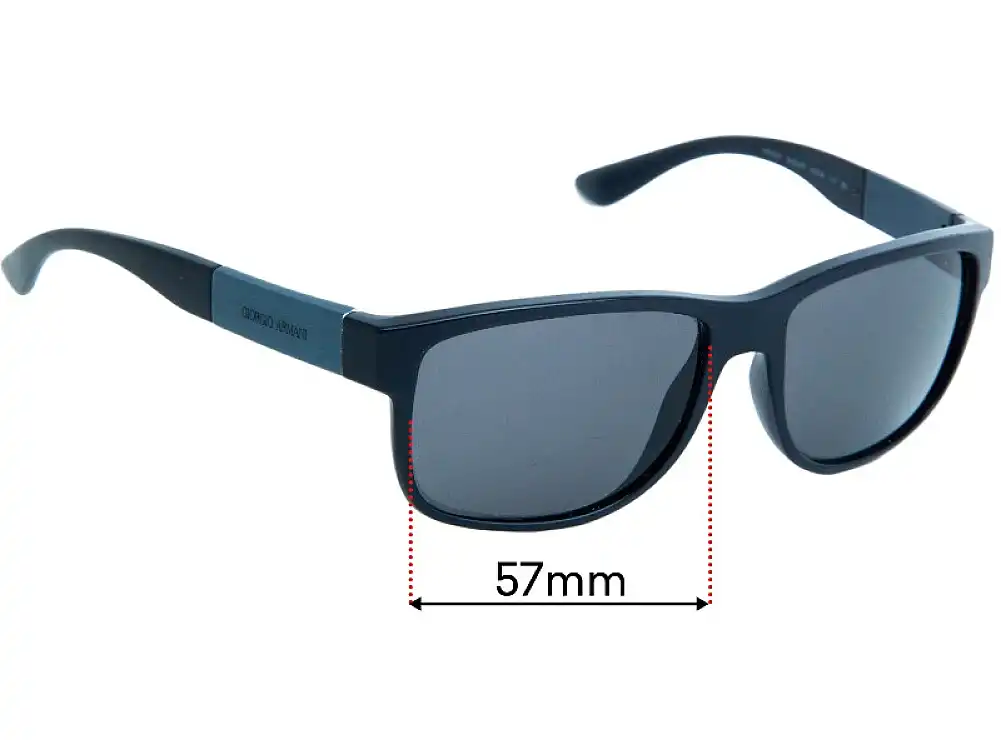 Sunglass Fix Replacement Lenses for Giorgio Armani AR 8057 - 57mm Wide Sunglass Fix Replacement Lenses for Giorgio Armani AR 8057 - 57mm Wide