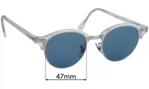 Sunglass Fix Replacement Lenses for Ray-Ban RB4246-V - 47mm Wide Ray-Ban RB4246-V Replacement Lenses 47mm wide