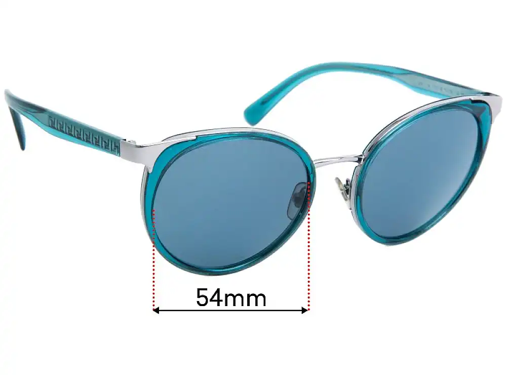 Sunglass Fix Replacement Lenses for Versace MOD 2185 - 54mm Wide Sunglass Fix Replacement Lenses for Versace MOD 2185 - 54mm Wide