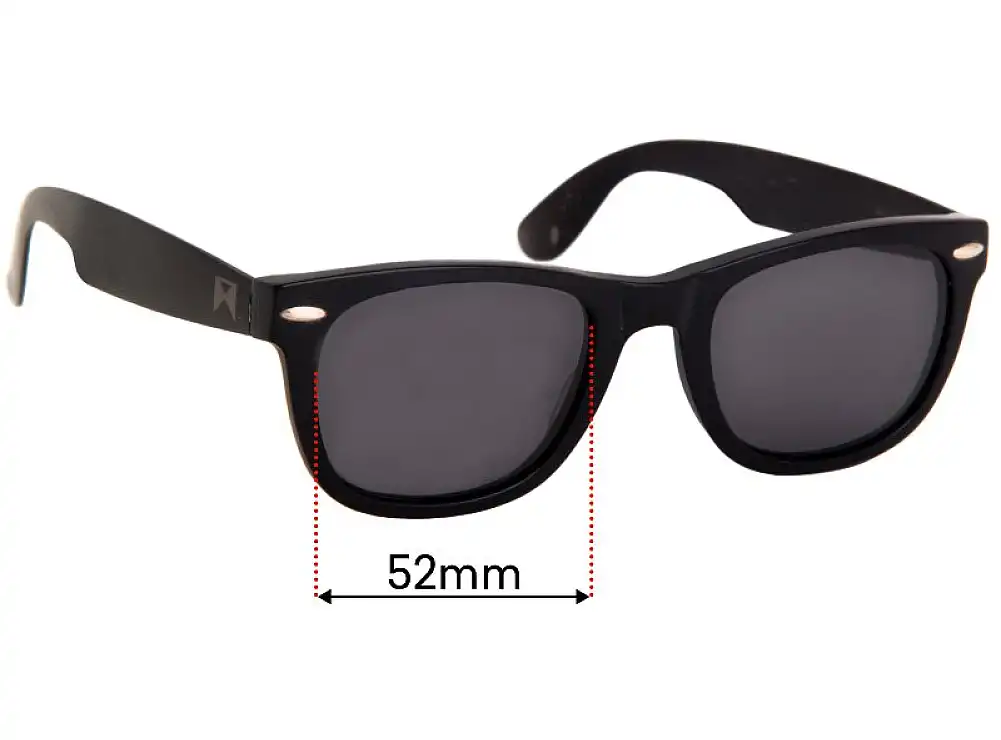 Sunglass Fix Replacement Lenses for William Painter Sloan - 52mm Wide Sunglass Fix Replacement Lenses for William Painter Sloan - 52mm Wide