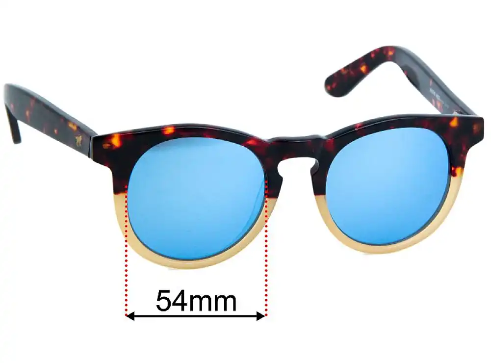 Sunglass Fix Replacement Lenses for Wolfnoir Hathi Ace - 47mm Wide Sunglass Fix Replacement Lenses for Wolfnoir Hathi Ace - 47mm Wide