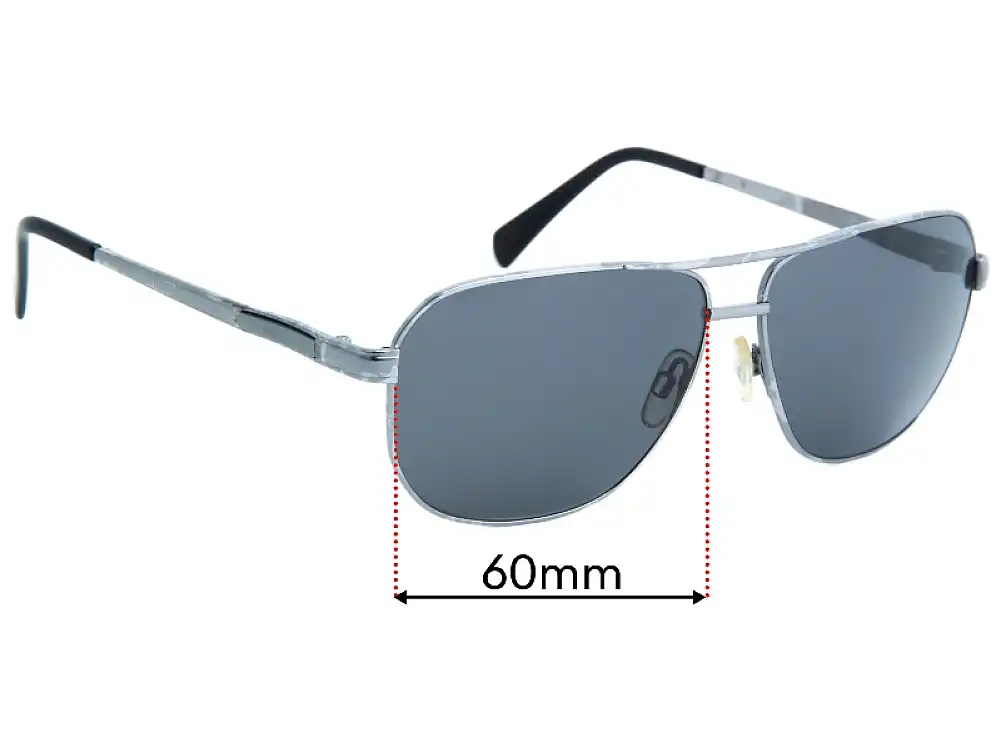 Sunglass Fix Replacement Lenses for Florentine F43 - 60mm Wide Sunglass Fix Replacement Lenses for Florentine F43 - 60mm Wide