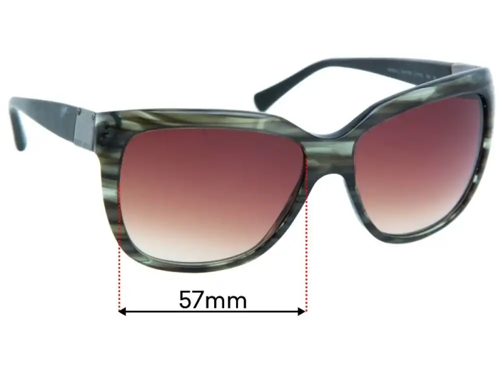 Sunglass Fix Replacement Lenses for Giorgio Armani AR 8042 - 57mm Wide Sunglass Fix Replacement Lenses for Giorgio Armani AR 8042 - 57mm Wide