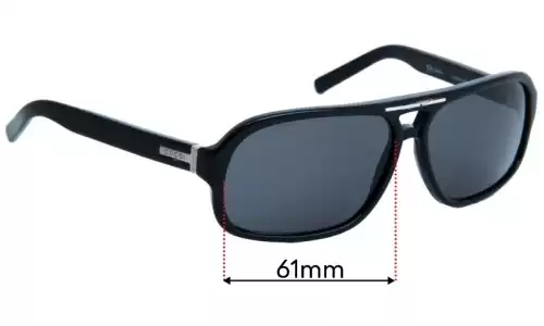 Sunglass Fix Replacement Lenses for Gucci GG1569/S - 61mm Wide Sunglass Fix Replacement Lenses for Gucci GG1569/S - 61mm Wide