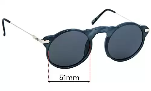 Sunglass Fix Replacement Lenses for Hugo Boss 5108 - 51mm Wide Sunglass Fix Replacement Lenses for Hugo Boss 5108 - 51mm Wide