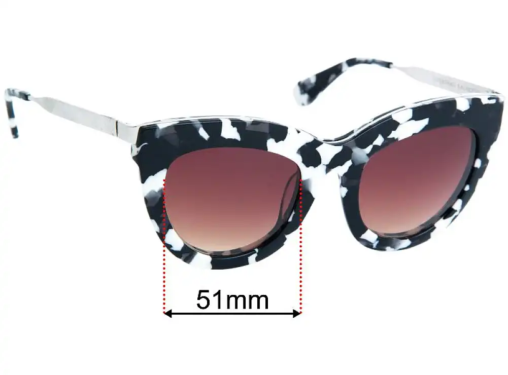 Sunglass Fix Replacement Lenses for Jonathan Saunders Verena - 51mm Wide Sunglass Fix Replacement Lenses for Jonathan Saunders Verena - 51mm Wide
