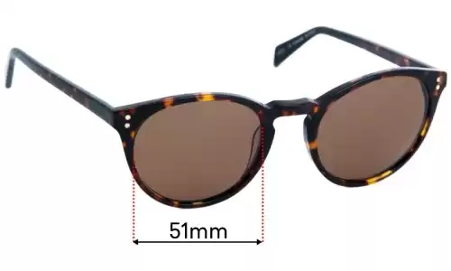 Sunglass Fix Replacement Lenses for Kylie Minogue Chocolate - 51mm Wide Sunglass Fix Replacement Lenses for Kylie Minogue Chocolate - 51mm Wide