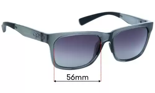 Sunglass Fix Replacement Lenses for Maui Jim MJ539 Boardwalk - 56mm Wide Sunglass Fix Replacement Lenses for Maui Jim MJ539 Boardwalk - 56mm Wide