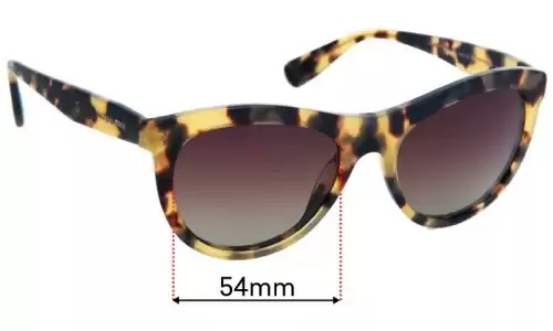 Sunglass Fix Replacement Lenses for Miu Miu SMU07U - 54mm Wide Sunglass Fix Replacement Lenses for Miu Miu SMU07U - 54mm Wide