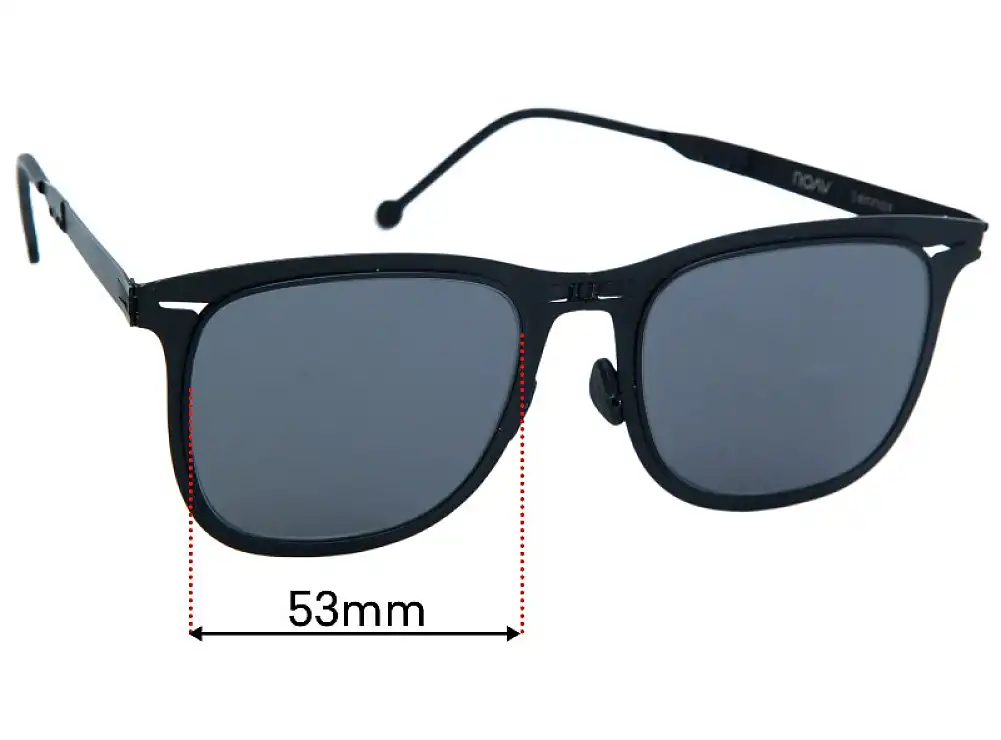 Sunglass Fix Replacement Lenses for ROAV Lennox - 53mm Wide Sunglass Fix Replacement Lenses for ROAV Lennox - 53mm Wide