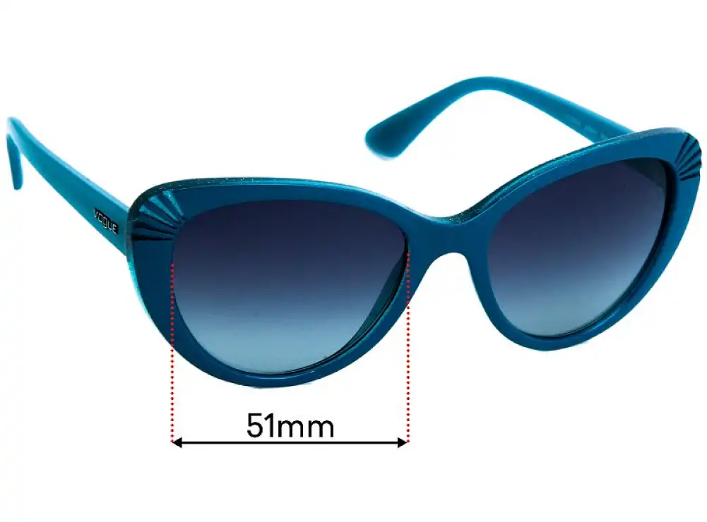 Sunglass Fix Replacement Lenses for Vogue VO5050-S - 54mm Wide Sunglass Fix Replacement Lenses for Vogue VO5050-S - 54mm Wide