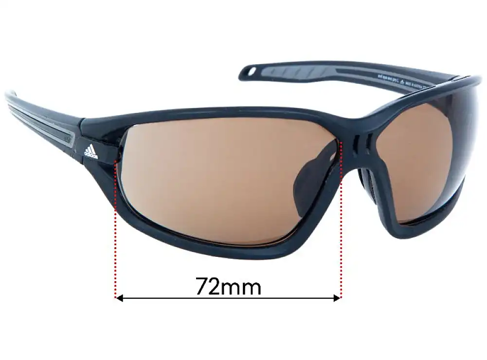Sunglass Fix Replacement Lenses for Adidas A193 Evil Eye Evo Pro L - 72mm Wide Sunglass Fix Replacement Lenses for Adidas A193 Evil Eye Evo Pro L - 72mm Wide