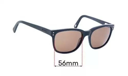 Sunglass Fix Replacement Lenses for Bill Bass Dionysus - 56mm Wide Sunglass Fix Replacement Lenses for Bill Bass Dionysus - 56mm Wide