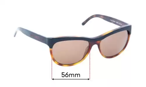 Sunglass Fix Replacement Lenses for Burberry B 4176 - 56mm Wide Sunglass Fix Replacement Lenses for Burberry B 4176 - 56mm Wide