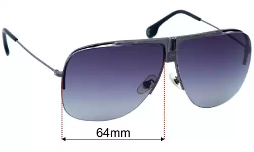 Sunglass Fix Replacement Lenses for Carrera 1013/S - 64mm Wide Sunglass Fix Replacement Lenses for Carrera 1013/S - 64mm Wide