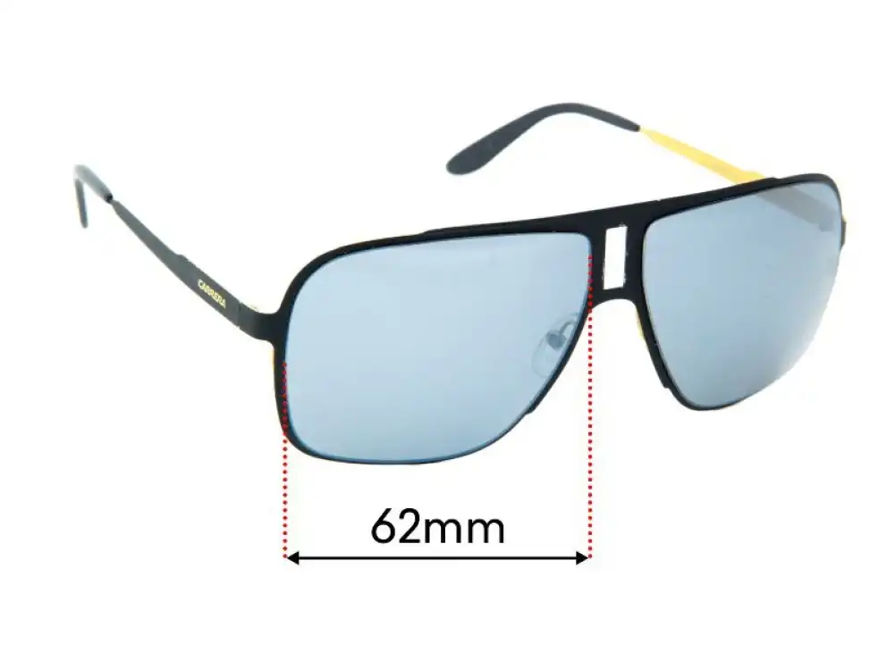 Sunglass Fix Replacement Lenses for Carrera 121/S - 62mm Wide Sunglass Fix Replacement Lenses for Carrera 121/S - 62mm Wide