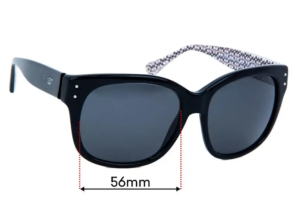 Sunglass Fix Replacement Lenses for Coach HC 8086 Sienna - 56mm Wide Sunglass Fix Replacement Lenses for Coach HC 8086 Sienna - 56mm Wide