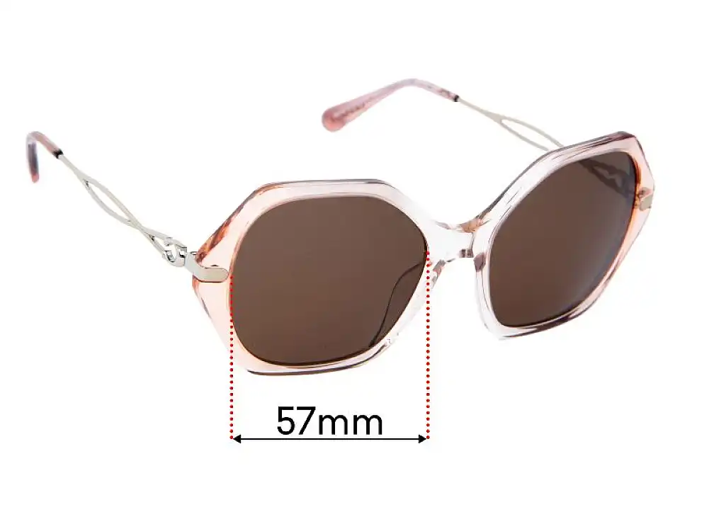 Sunglass Fix Replacement Lenses for Coach HC8315 - 57mm Wide Sunglass Fix Replacement Lenses for Coach HC8315 - 57mm Wide