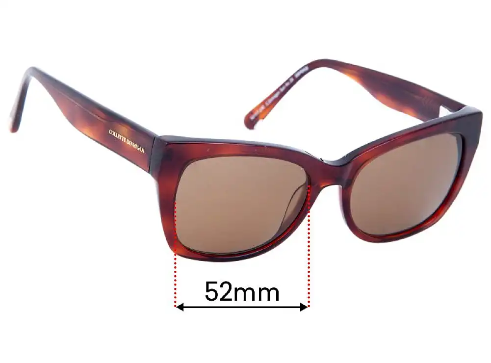 Sunglass Fix Replacement Lenses for Collette Dinnigan Sun Rx 28 - 52mm Wide Sunglass Fix Replacement Lenses for Collette Dinnigan Sun Rx 28 - 52mm Wide