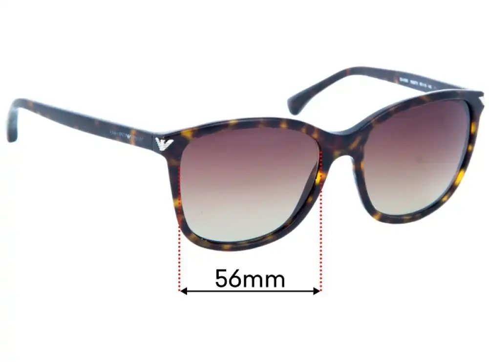 Sunglass Fix Replacement Lenses for Emporio Armani EA4060 - 56mm Wide Sunglass Fix Replacement Lenses for Emporio Armani EA4060 - 56mm Wide