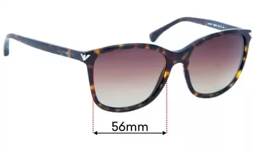 Sunglass Fix Replacement Lenses for Emporio Armani EA4060 - 56mm Wide Sunglass Fix Replacement Lenses for Emporio Armani EA4060 - 56mm Wide