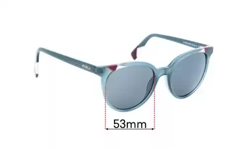 Sunglass Fix Replacement Lenses for Furla SFU229 - 53mm Wide Sunglass Fix Replacement Lenses for Furla SFU229 - 53mm Wide