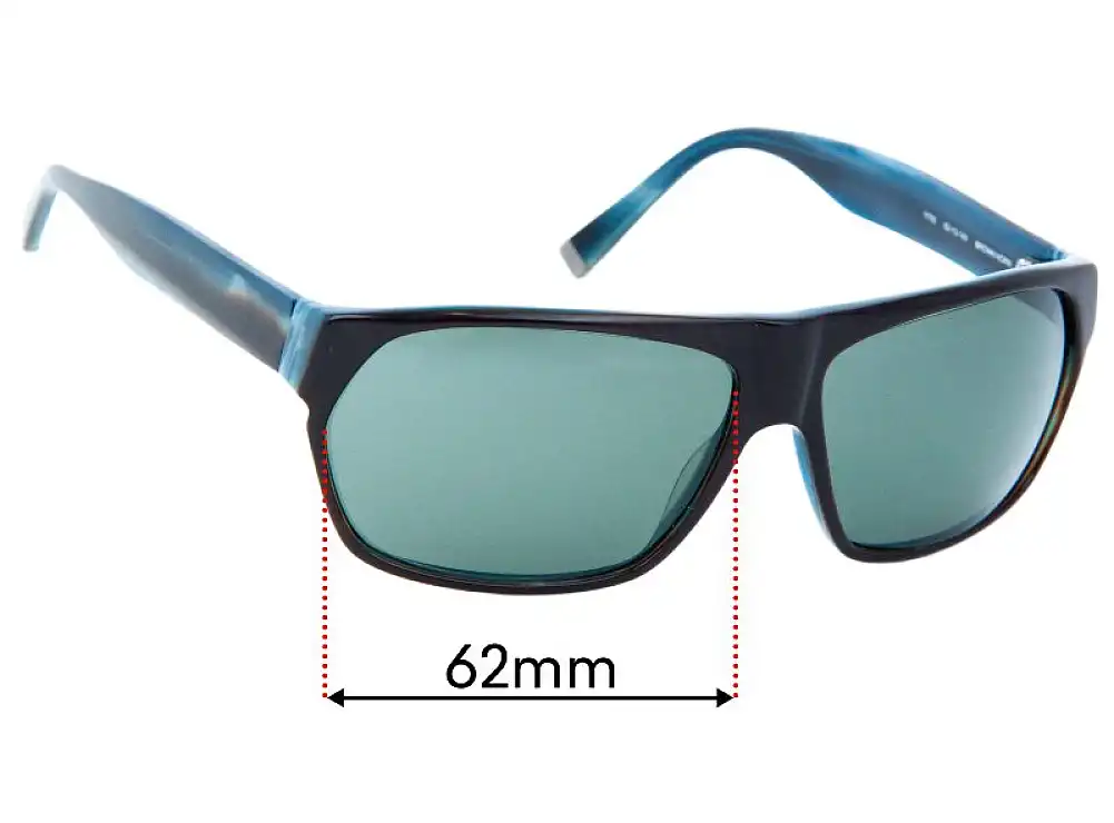 Sunglass Fix Replacement Lenses for John Varvatos V765 - 62mm Wide Sunglass Fix Replacement Lenses for John Varvatos V765 - 62mm Wide