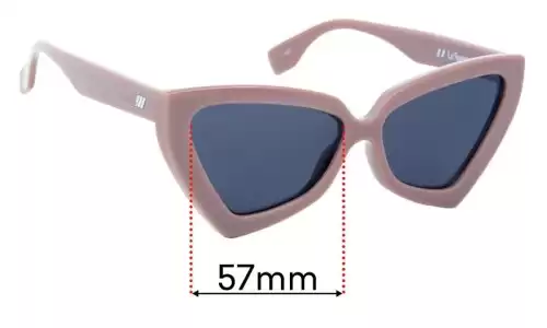 Sunglass Fix Replacement Lenses for Le Specs Rinky Dink - 57mm Wide Le Specs Rinky Dink Replacement Lenses 57mm wide