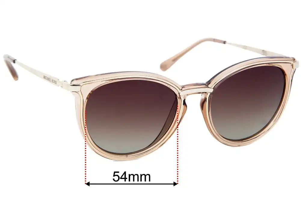 Sunglass Fix Replacement Lenses for Michael Kors MK1077 Brisbane - 54mm Wide Sunglass Fix Replacement Lenses for Michael Kors MK1077 Brisbane - 54mm Wide