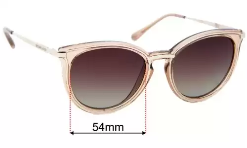 Sunglass Fix Replacement Lenses for Michael Kors MK1077 Brisbane - 54mm Wide Michael Kors MK1077 Brisbane Replacement Lenses 54mm wide