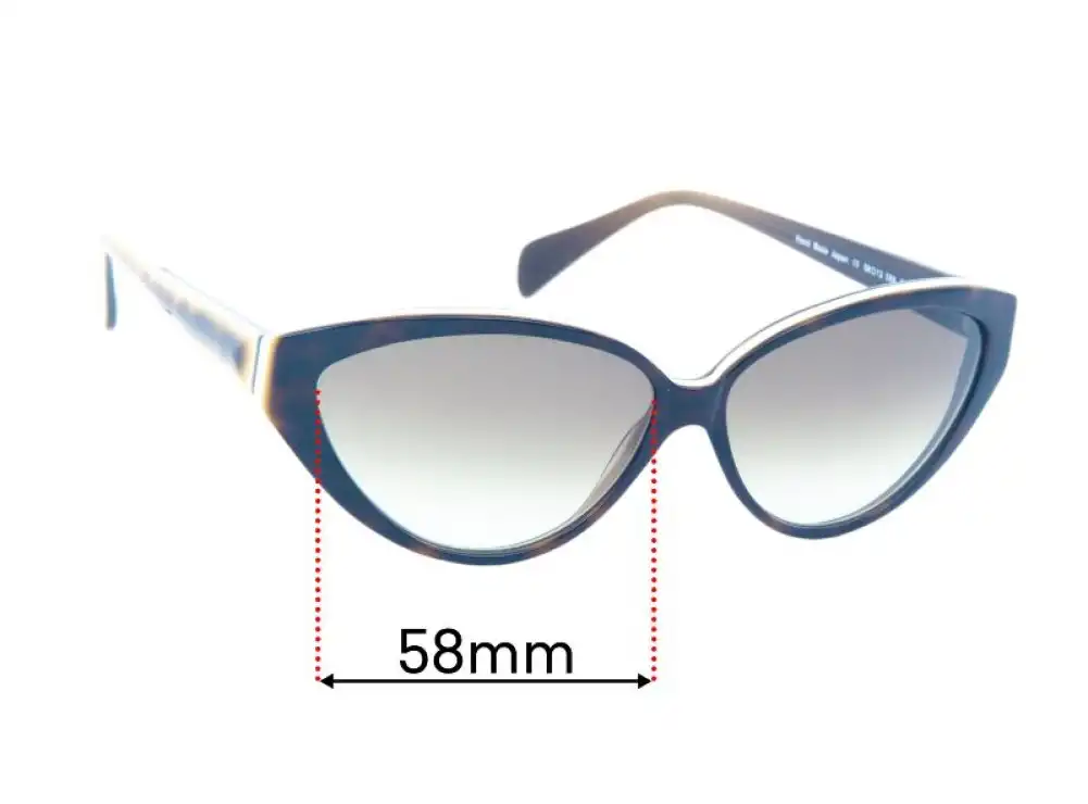 Sunglass Fix Replacement Lenses for Morgenthal Frederics Tatiana - 58mm Wide Sunglass Fix Replacement Lenses for Morgenthal Frederics Tatiana - 58mm Wide
