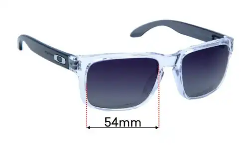 Sunglass Fix Replacement Lenses for Oakley Holbrook Rx OX8156 - 54mm Wide Oakley Holbrook Rx OX8156 Replacement Lenses 54mm wide