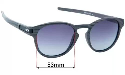 Sunglass Fix Replacement Lenses for Oakley Latch OO9349 (Asia Fit) - 53mm Wide Oakley Latch OO9349 (Asia Fit) Replacement Lenses 53mm wide